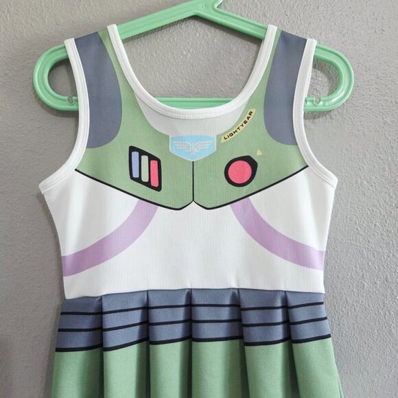 Disney’s Toy Story Buzz Lightyear Cosplay Tank Dress Girls Size Small (6/6X) - Picture 3 of 7